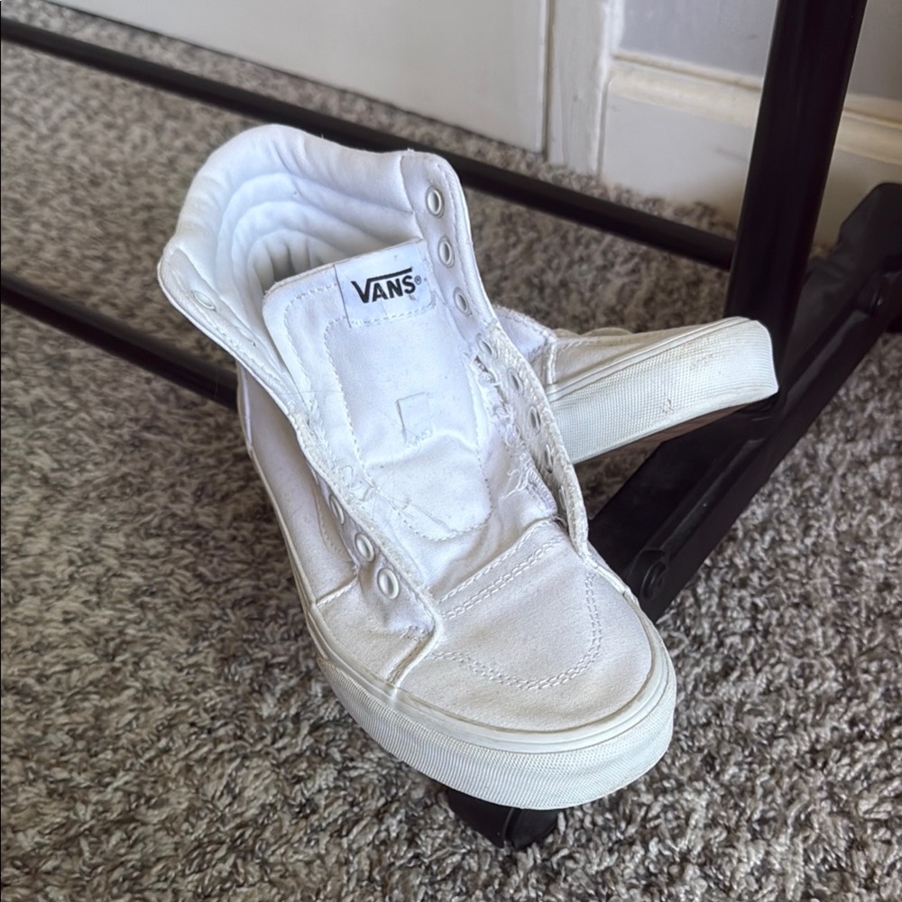 VANS White High-Top Sneakers - Picture 2 of 6